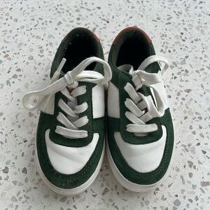 jeanie and jack suede color block sneaker